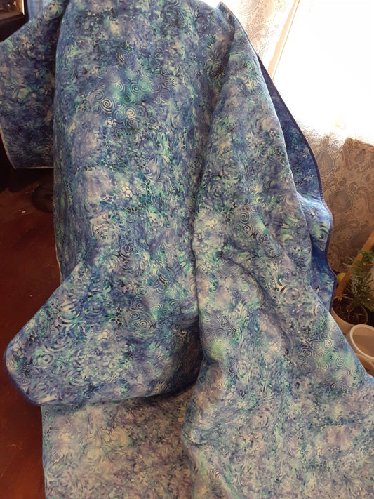 Purple Gradient Flower Quilt