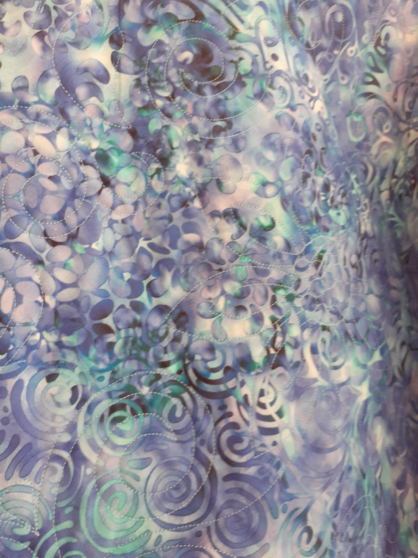 Purple Gradient Flower Quilt